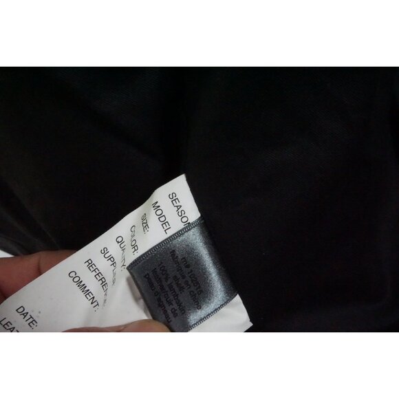 John Varvatos Lambskin Black Hook Closure Resort Leather Jacket Sz 40 NEW - Picture 9 of 9